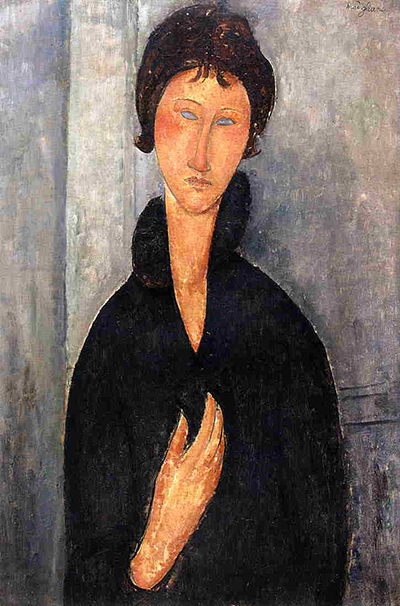 Woman with Blue Eyes Amedeo Modigliani